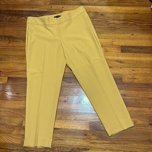 Talbots Signature Deep Yellow Ankle Slacks